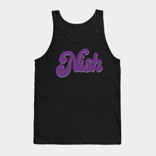 Nish Retro Purple Tank Top